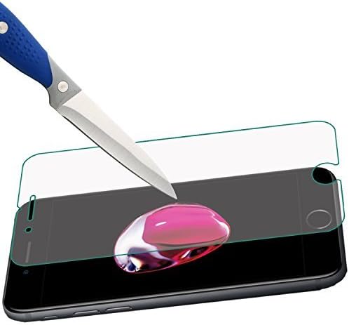 מגן [3-חבילה] מיועד לאייפון 7 פלוס / אייפון 8 פלוס [זכוכית מחוסמת] מגן מסך [זכוכית יפן עם קשיות 9 שעות]
